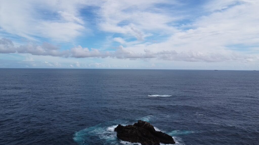 足摺岬から見る四国の海